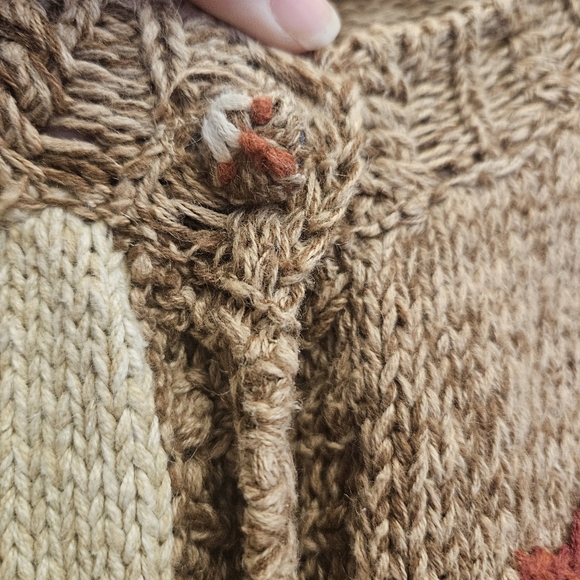 Heirloom Collectibles Womens Plus Cardigan 22/24 Fall Autumn Teacher Knit Vtg - Picture 6 of 13